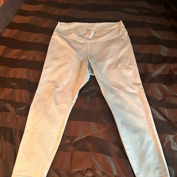 Light-Blue High Waisted Leggings - Picture 3 of 4